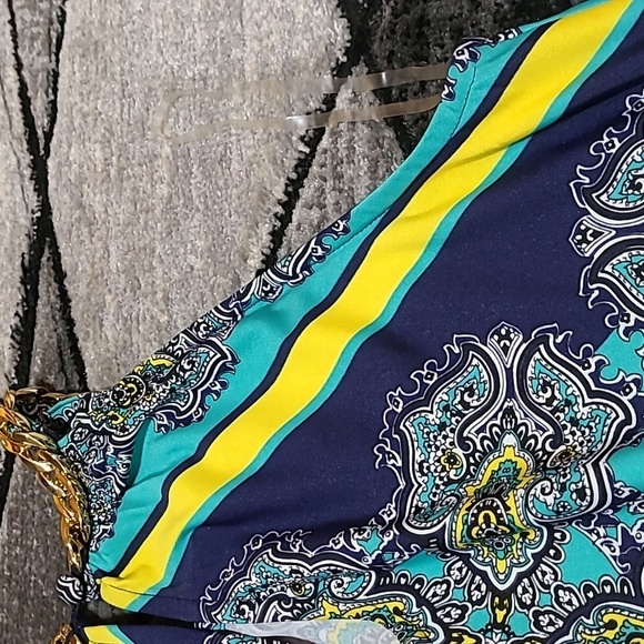 DB ESTABLISHED 1962 GOLD CHAIN HALTER DRESS - Picture 11 of 12